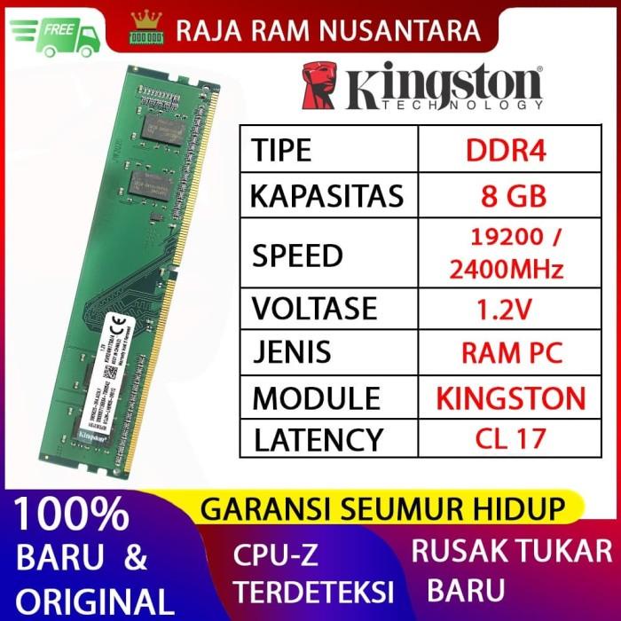 Ram Ram Pc Kingston Ddr4 8Gb 19200 / 2400 Mhz Ori Ram Nb Ddr4 8Gb 2400 Mhz
