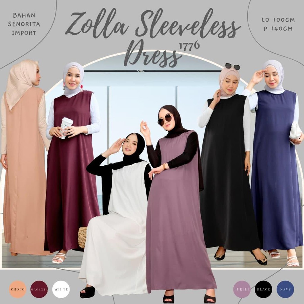 ZOLLA SLEEVELESS DRESS / PAKAIAN WANITA