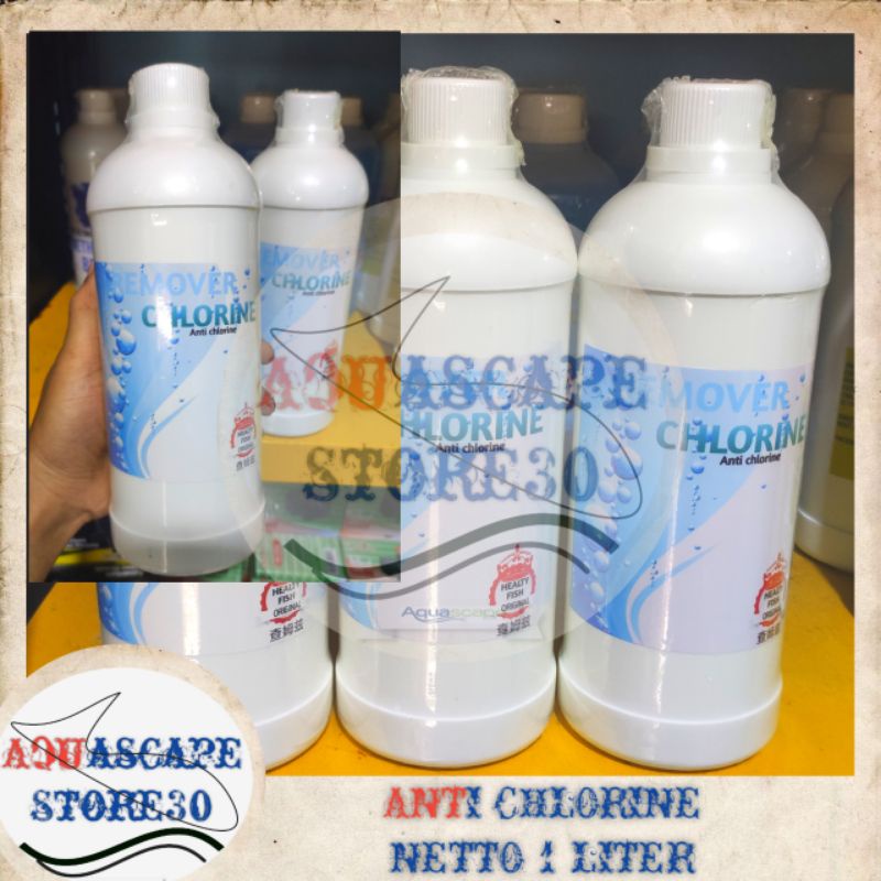 anti chlorine penetral air pdam 1 liter / anti chlorine aquarium / anti chlorine kolam / anti chlori