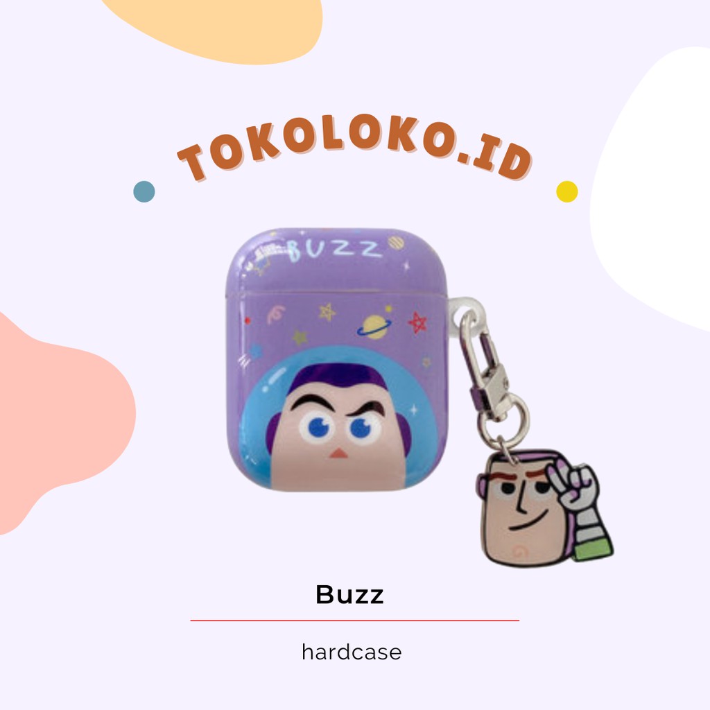 [READY STOCK] Case Airpods Gen 1/2 Buzz Toy Story / Airpods Case / Hardcase Airpods kartun / Airpods