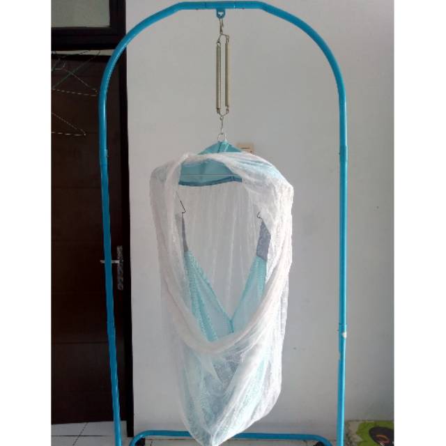 Baby Swing Tiang Ayun Bayi Lengkap Ayunan Kelambu Swinger Preloved Mulus Murah