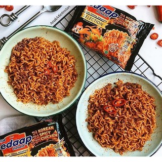 ECERAN Mie Sedap Korean Spicy Chicken Mie Instan Goreng Sedaap Pedas