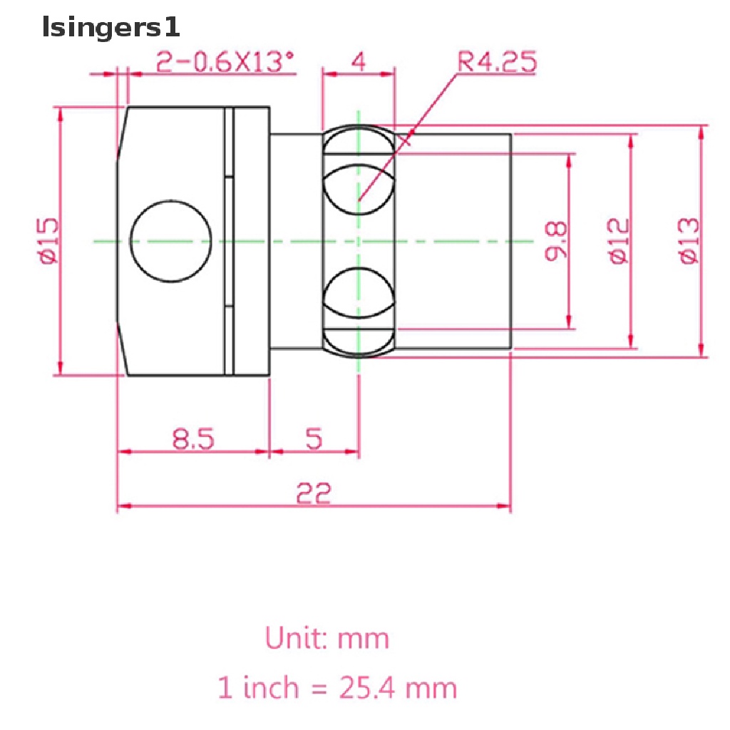 (lsingers1) Modul laser level 635nm 5mw Warna Merah