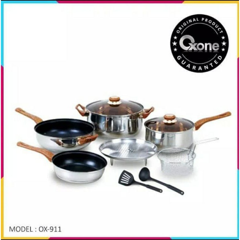 Panci Set OXONE OX-911 - OXONE Basic Cookware Set OX911 OX 911