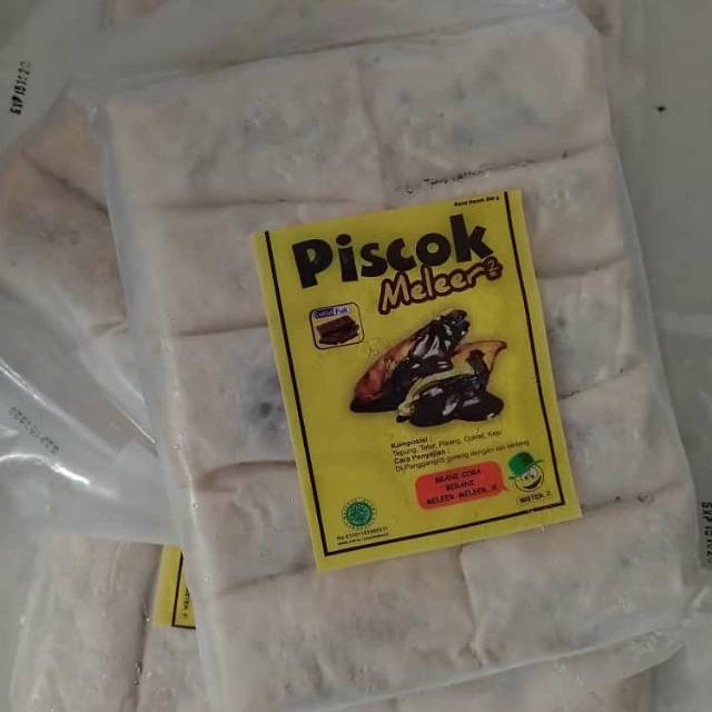 

Piscok meler pisang coklat meler isi 10 pcs