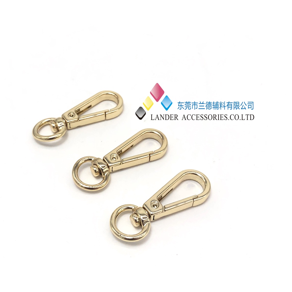 Lander Dogclip / Kaitan / 9.5mm / Shiny Gold / Fx 0505 / 2pcs