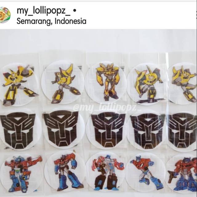 

Edible rice paper TRANSFORMER