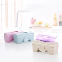 DISPENSER PLASTIK SAMPAH ROLL TEMPEL / DISPENSER KANTONG SAMPAH ROLL HOLDER PLASTIK SAMPAH TEMPAT PLASTIK ROLL