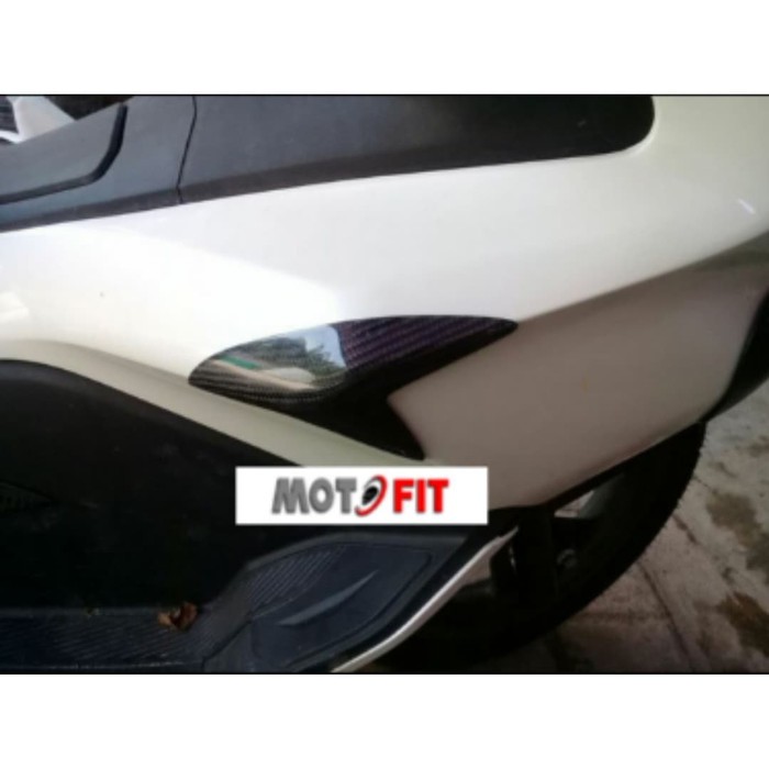 Honda all new pcx 2018 2020 protector body depan samping carbon kevlar