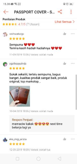 PASSPORT COVER - SAMPUL PASSPORT - PASSPORT CASE KULIT  - GRATIS UKIR NAMA