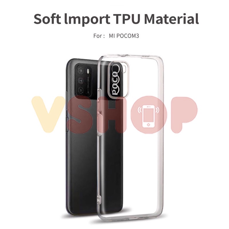 SOFTCASE TRANSPARAN XIAOMI POCOPHONE POCO M3 PREMIUM CLEAR SOFT CASE