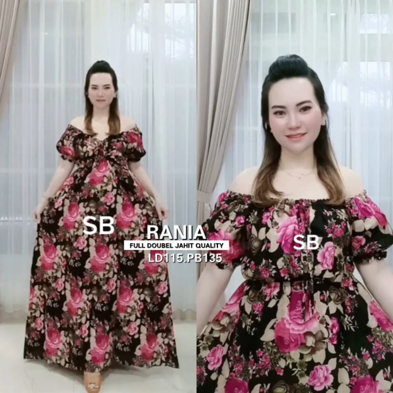 dress bali serut  dada Kasandra long RANIA _ dress sabrina