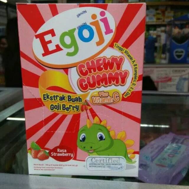 

EGOJI CHEWY GUMMY RASA STRWABERRY