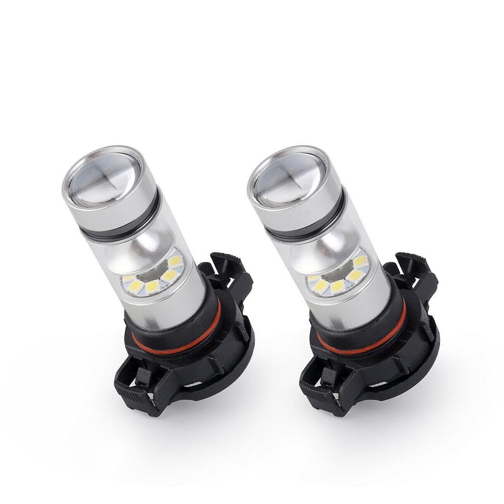 Lanfy Lampu Mobil 2PCS Bohlam Lampu Tahan Air Terang Tinggi 6000K DRL Lampu LED