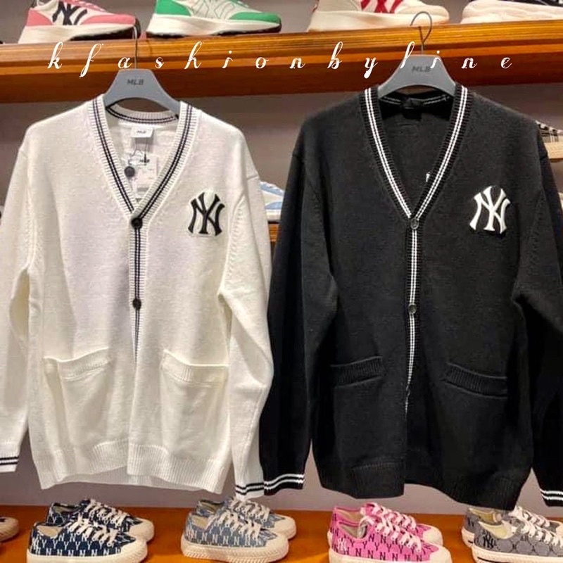MLB Basic Big Logo Cardigan New York Yankees