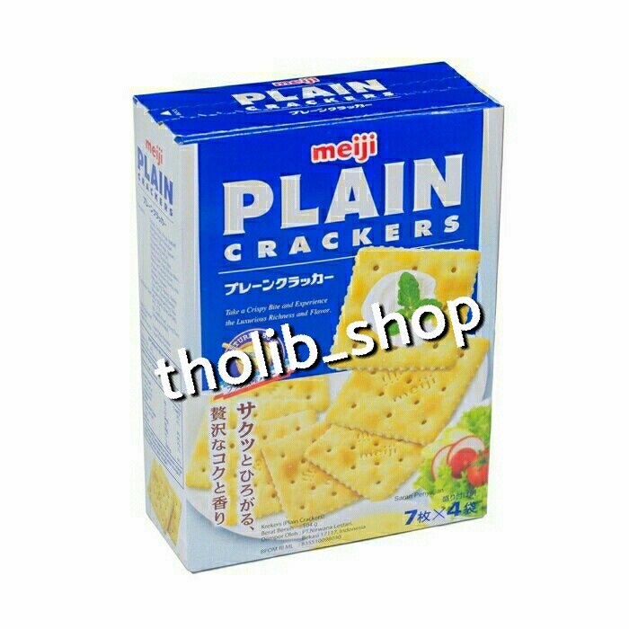 

meiji plain crackers import 104gr