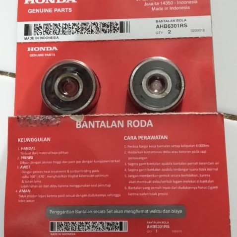 Bearing Laker Honda 6301 ALF6301RS harga per 1 BIJI