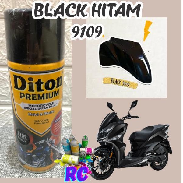 Kejutan Untung Cat Pilox Diton Premium Black Glossy cc Warna Hitam Kilap