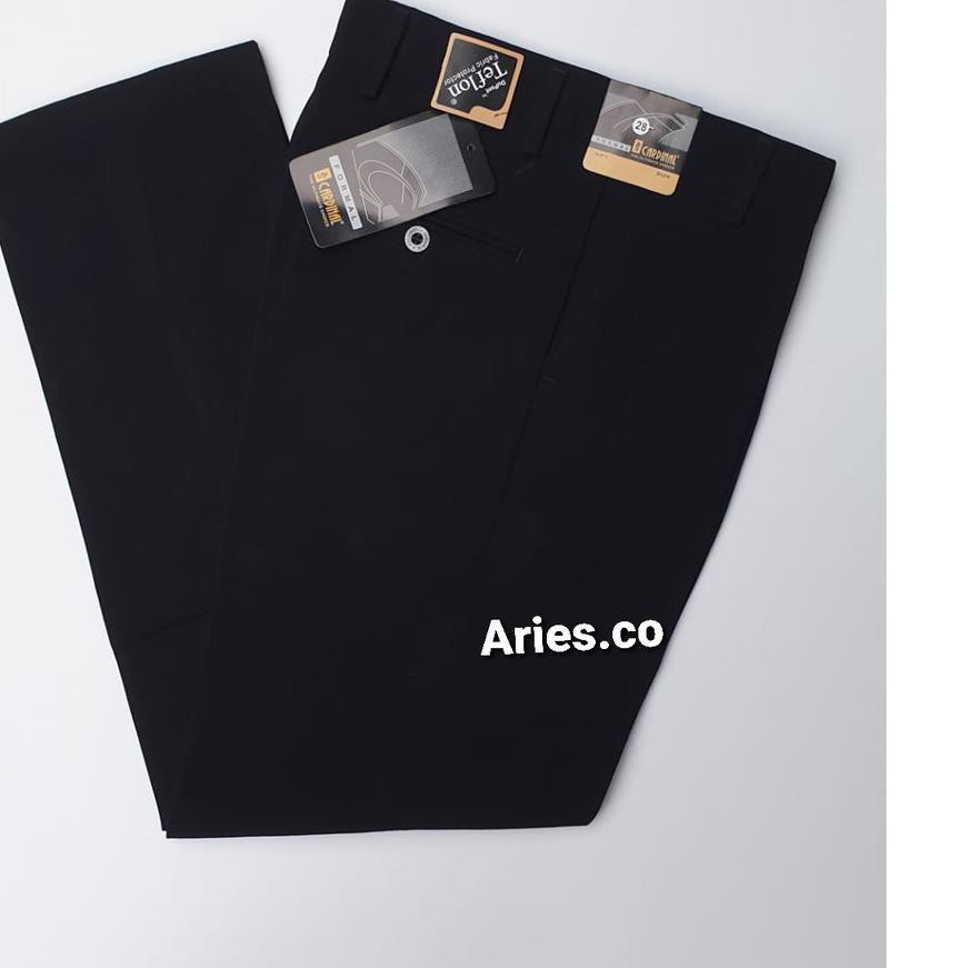 Cuci Gudang.. Celana Panjang Hitam Pria Cardinal / Celana Bahan Cardinal / Celana Bahan Goyang / Cel