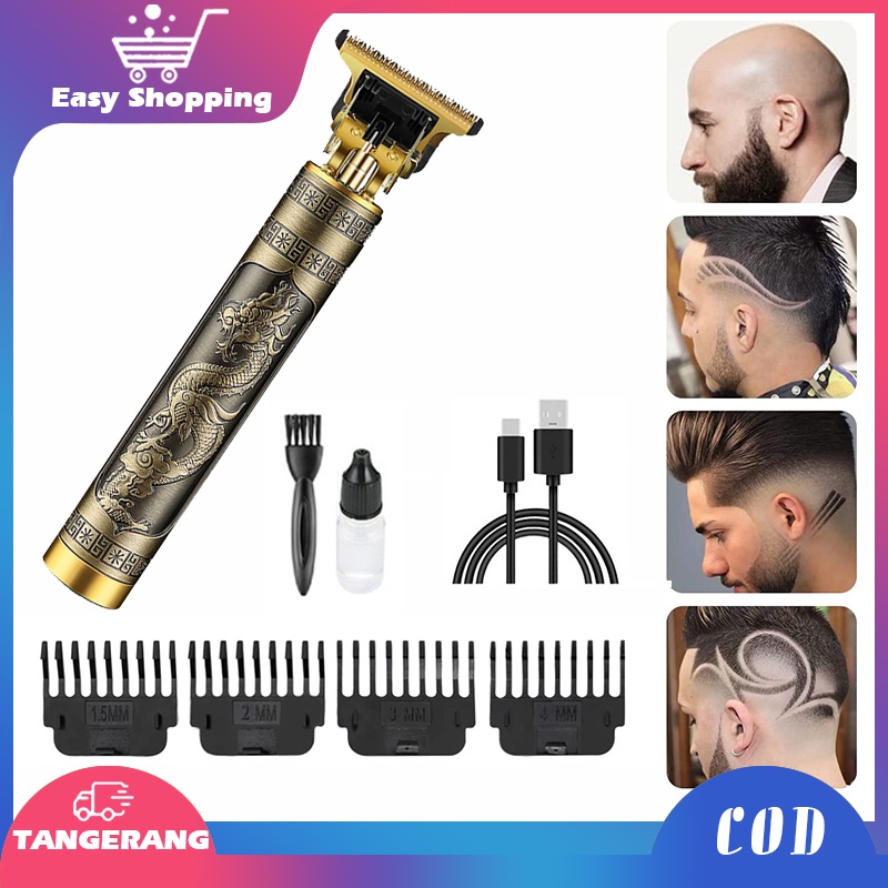 Alat Cukur Rambut Elektrik Alat Mesin Cukur Potong Elektrik Alat Cukur Jenggot Elektrik -Electric Hair Clipper Shaver