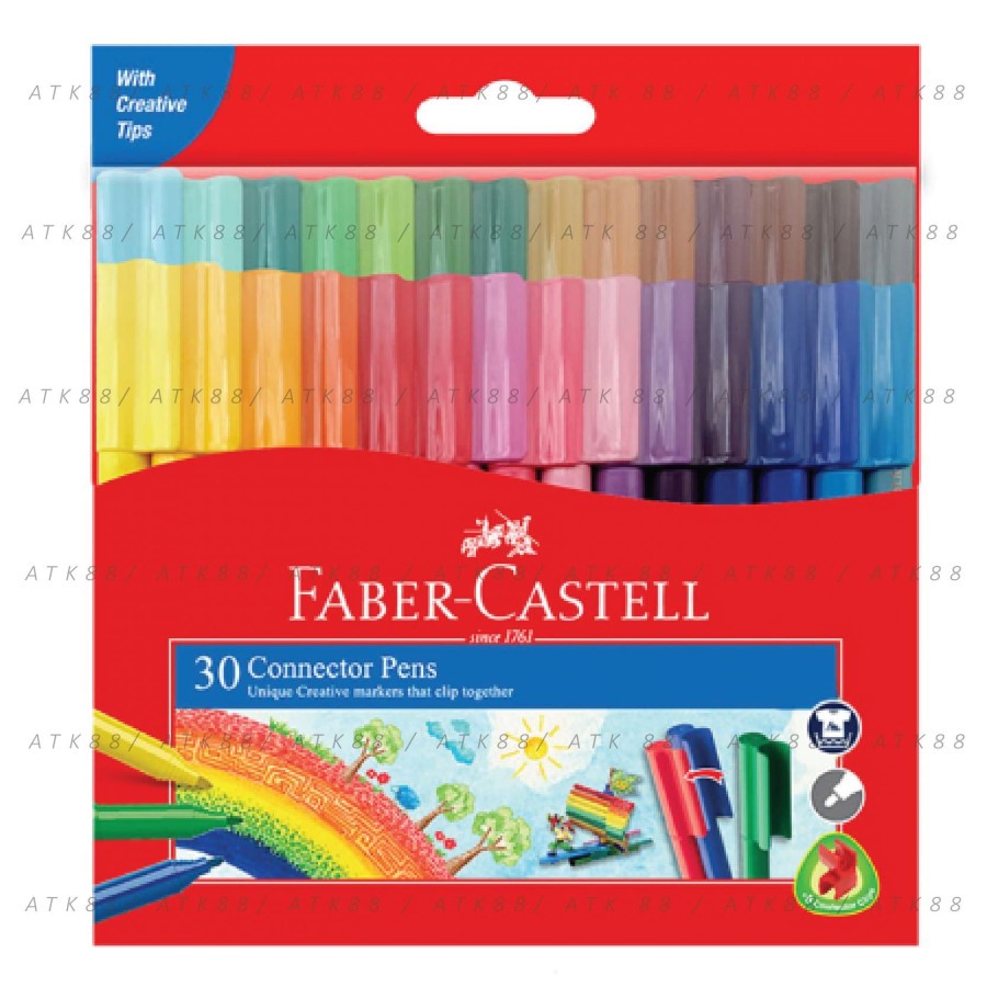 

Spidol Warna Faber-Castell Connector Pens 30 Colours