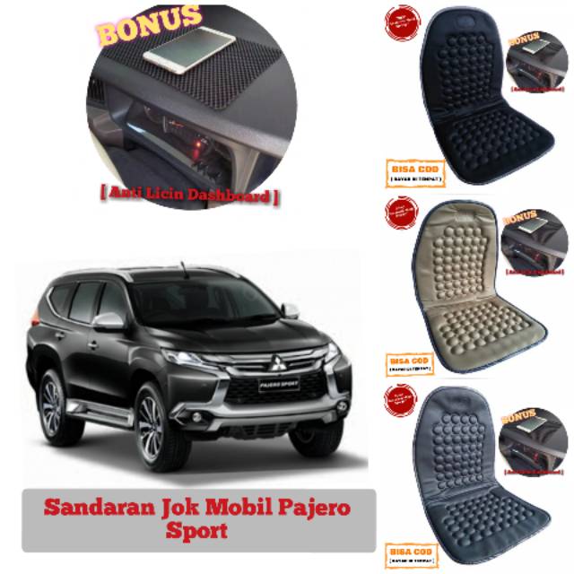 SANDARAN JOK  MOBIL  PAJERO SPORT  SANDARAN BOLA BOLA 