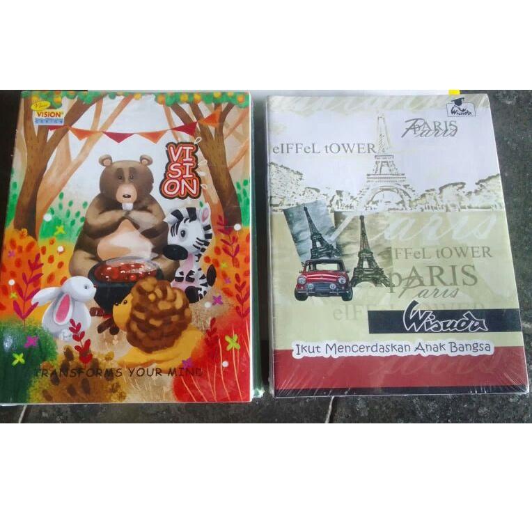 

NEW PRODUCT Buku tulis VISION - wisuda 38 lembar 1 pak isi 10 buku 2493 ㊚