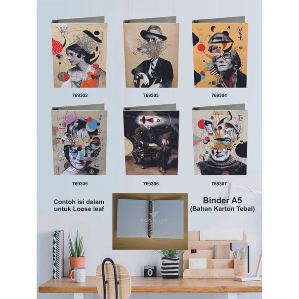 

Binder A5 / Binder Note A5 / Surealism / Set 2891
