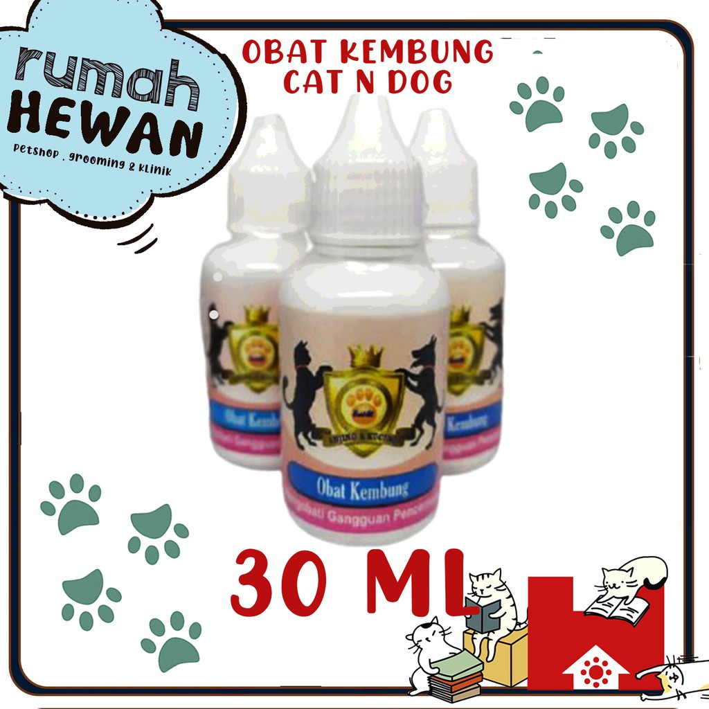 Obat Kembung kucing anjing 30ml -  Obat gangguan Gangguan Pencernaan Anjing Kucing 30 ml