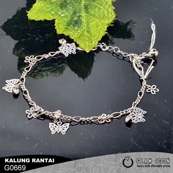 Gelang rantai Bandul Mata Kupu Kupu G0669 GKS