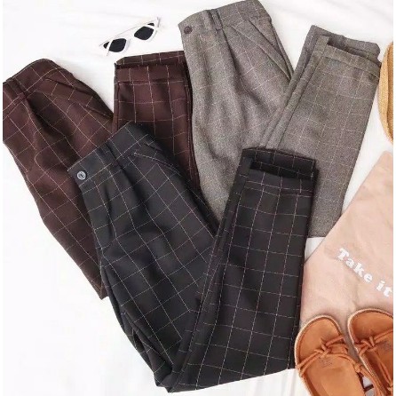DIVA  TARTAN PANTS STRADIVARIUS / GEISHA PANTS TARTAN