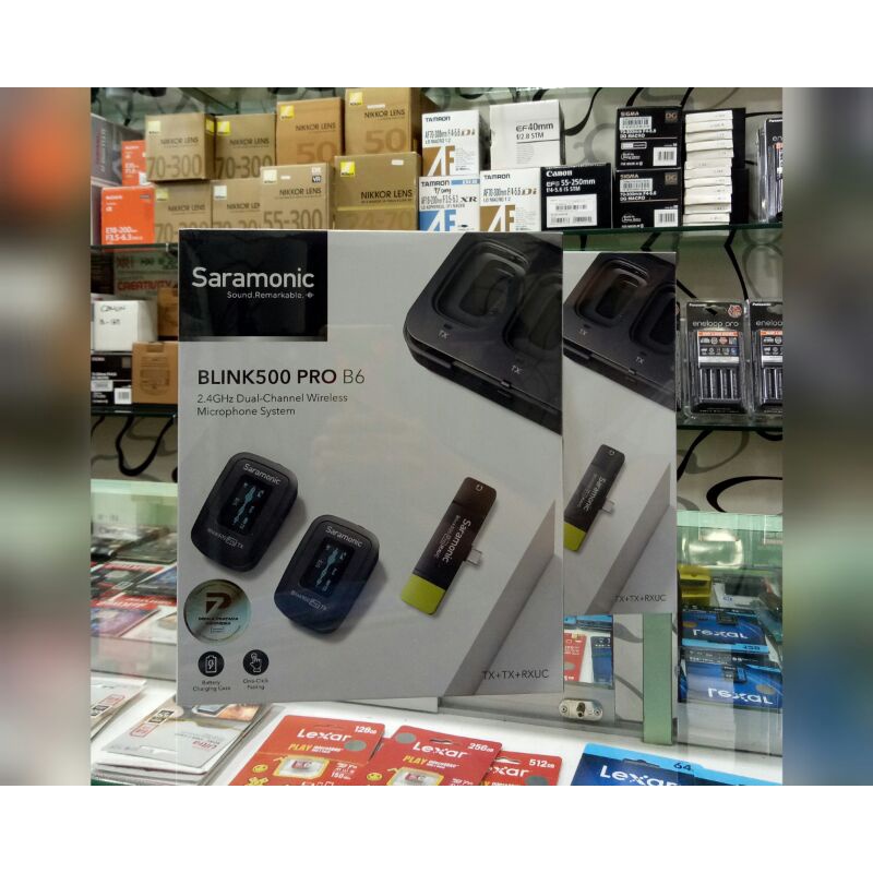 Saramonic Blink 500 Pro B6 ( TX+TX+RXUC ) Wireless Microphone System