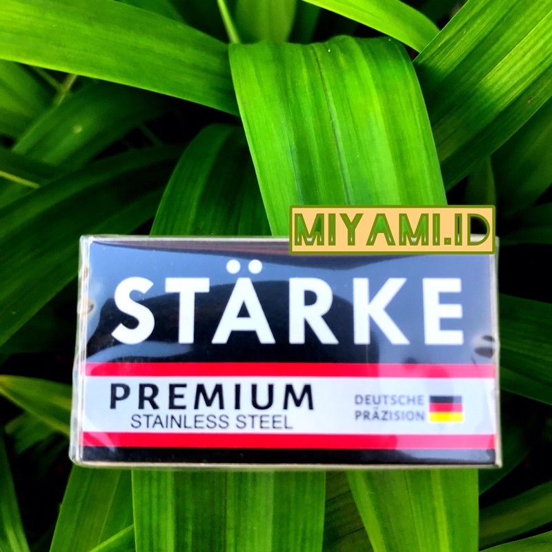 [ 100 pcs ] Silet STARKE Premium Stainless Steel ( Lebih Tajam Lebih Merata ) Pisau cukur STARKE ORI