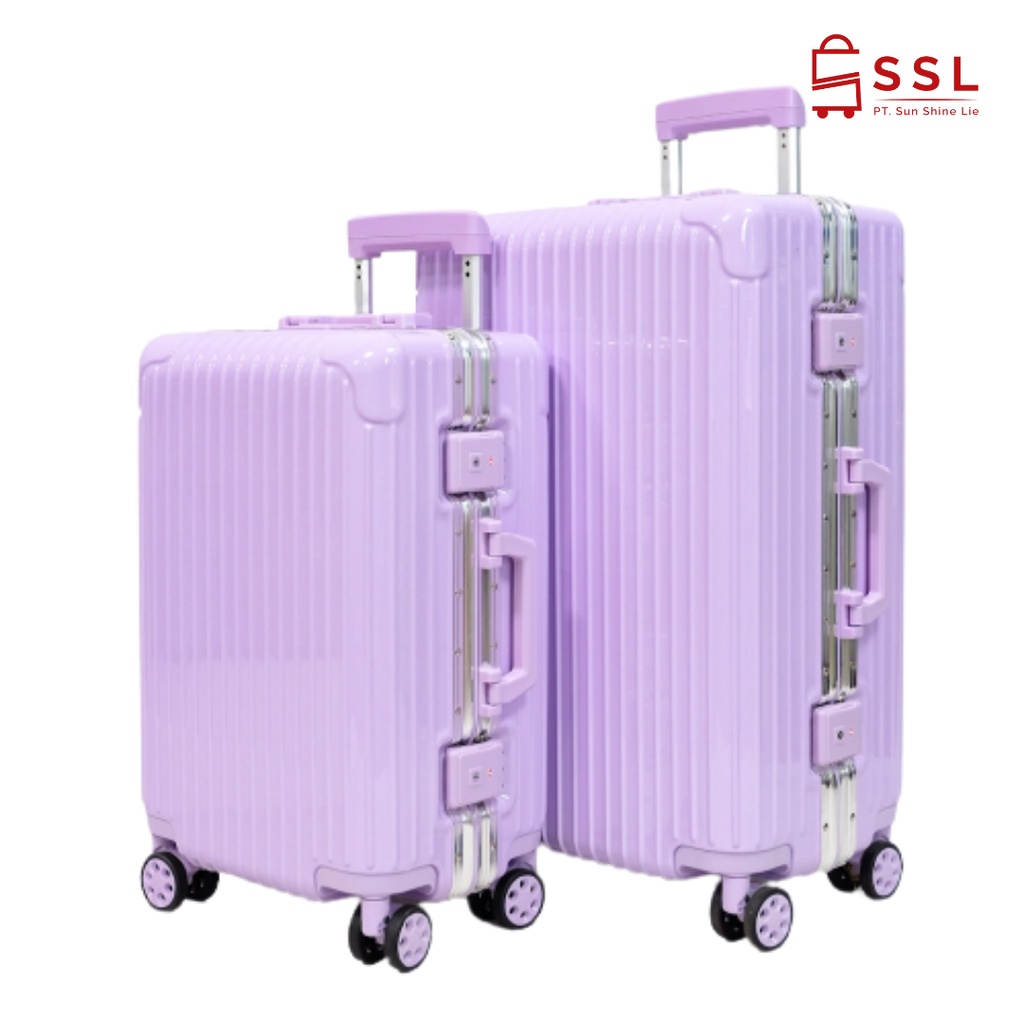 Koper 20 Inch / Koper Premium / Koper Cabin / Koper Import / TSA Lock / Aluminium Frame / Koper Naples T088 Series / Koper Bagasi Suitcase Luggage