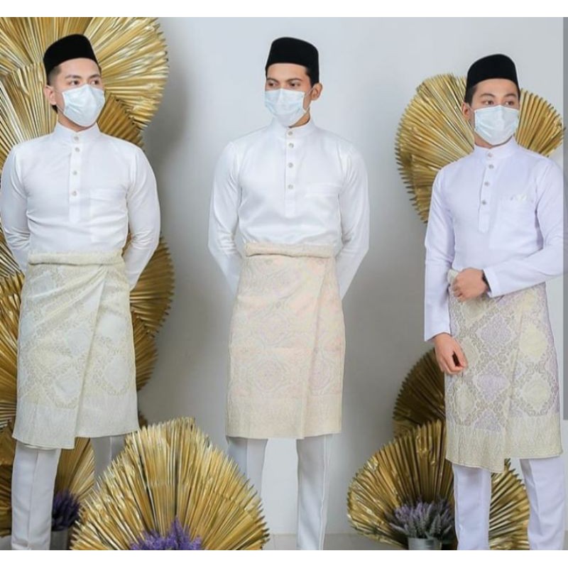 SETELAN BAJU MELAYU TELUK BELANGA KHUSUS AKAD PREMIUM SLIMFIT PRIA MALAYSIA