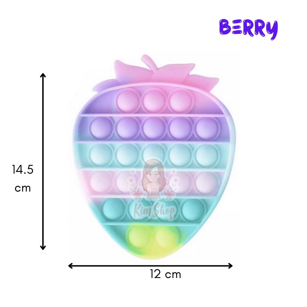 POP IT Fidget Toy Push Pop Rainbow 