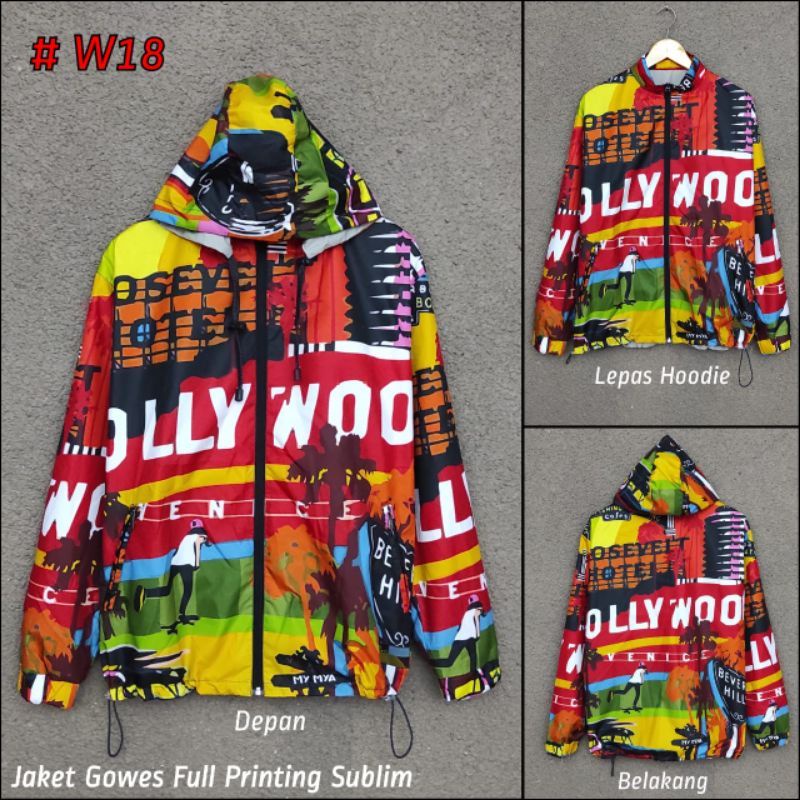 Jaket full printing size M/L/xL