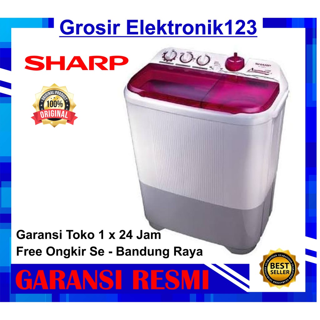 Sharp Mesin Cuci 9 kg EST 95 CR MESIN CUCI 2 TABUNG