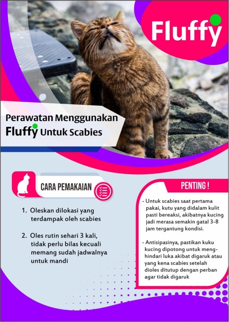 Fluffy Tonic Kucing Anti Kutu Dan Jamur Ampuh Aman Dan Alami Shopee Indonesia