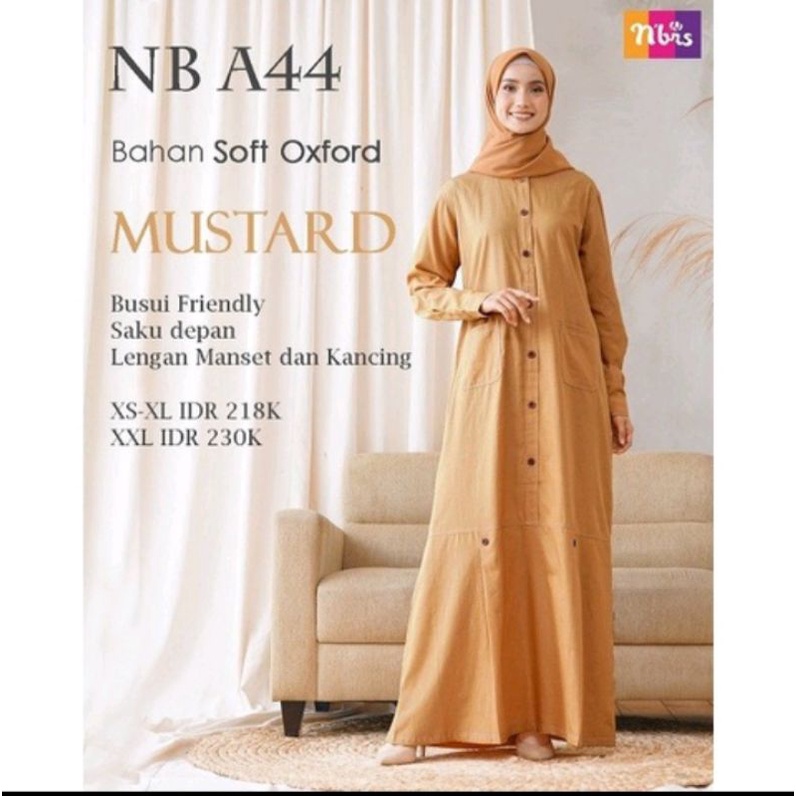 NB A44 MUSTRAD GAMIS NIBRAS TERBARU