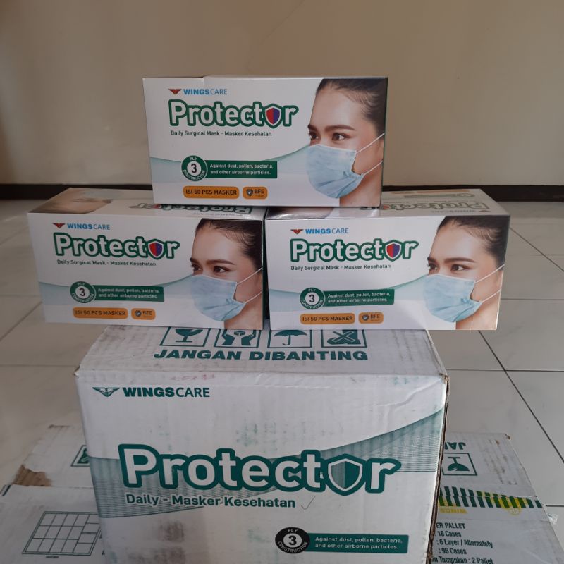 Masker Medis Wings Protector 3ply