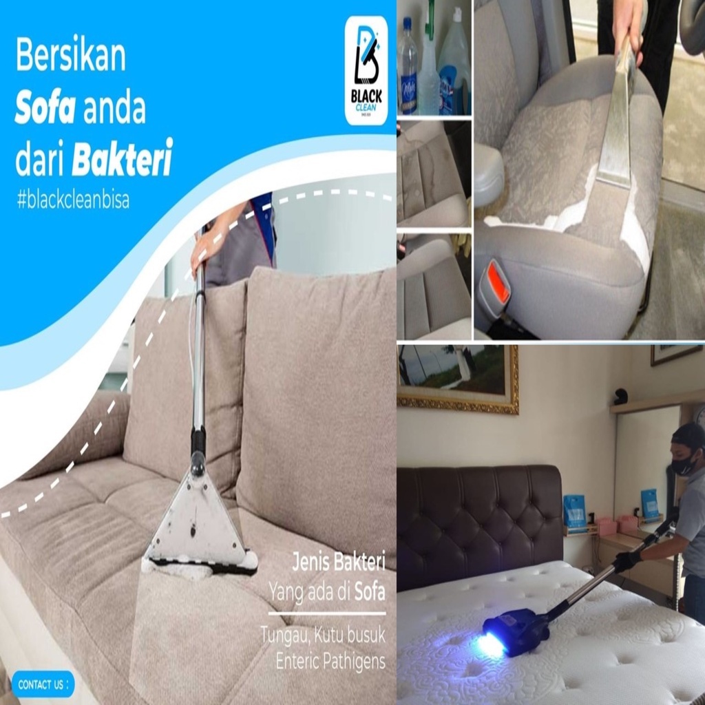 Jasa Panggilan Cleaning Service Cuci dan Vacuum Karpet /  Sofa / Spring Bed / Seat Car / Jok Mobil