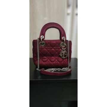 Tas Wanita Second Dior Lady Dior Mini Bag