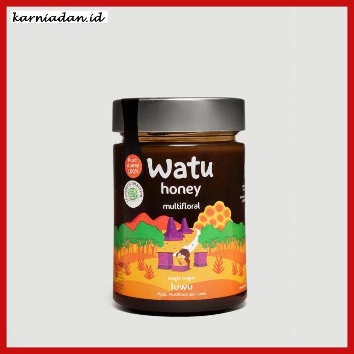 

MADU-MINUMAN- WATU MULTIFLORAL HONEY - LUWU (SOUTH SULAWESI) 400GR -ASLI-BUKAN-KAWE-KAWE-