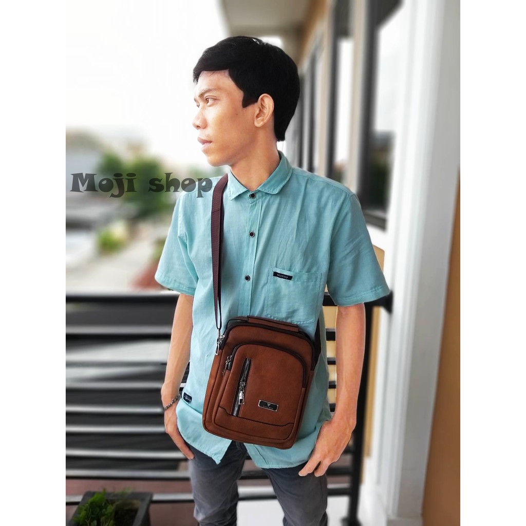 Tas Pria / Tas Selempang Pria BIVALY WYLD 4 Ruang / Tas Pria BIVALY WYLD Premium Import