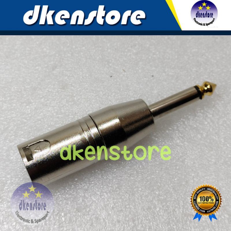 Jek konverter canon xlr male to akai mono konektor converter sambung STX JMAM