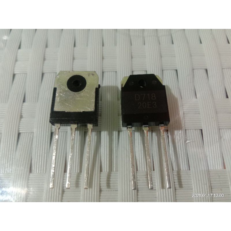 Transistor 2SD718 2SB688 SD718 SB688 D718 B688 Original Transistor Daya 8A 120V 80W