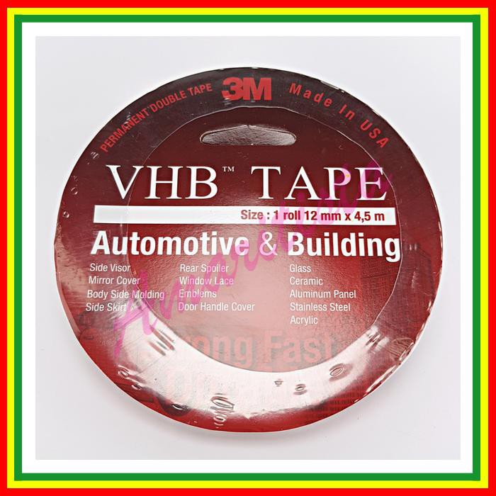 

3M VHB DOUBLE TAPE ORIGINAL AUTOMOTIVE & BUILDING / 3M OUTDOOR