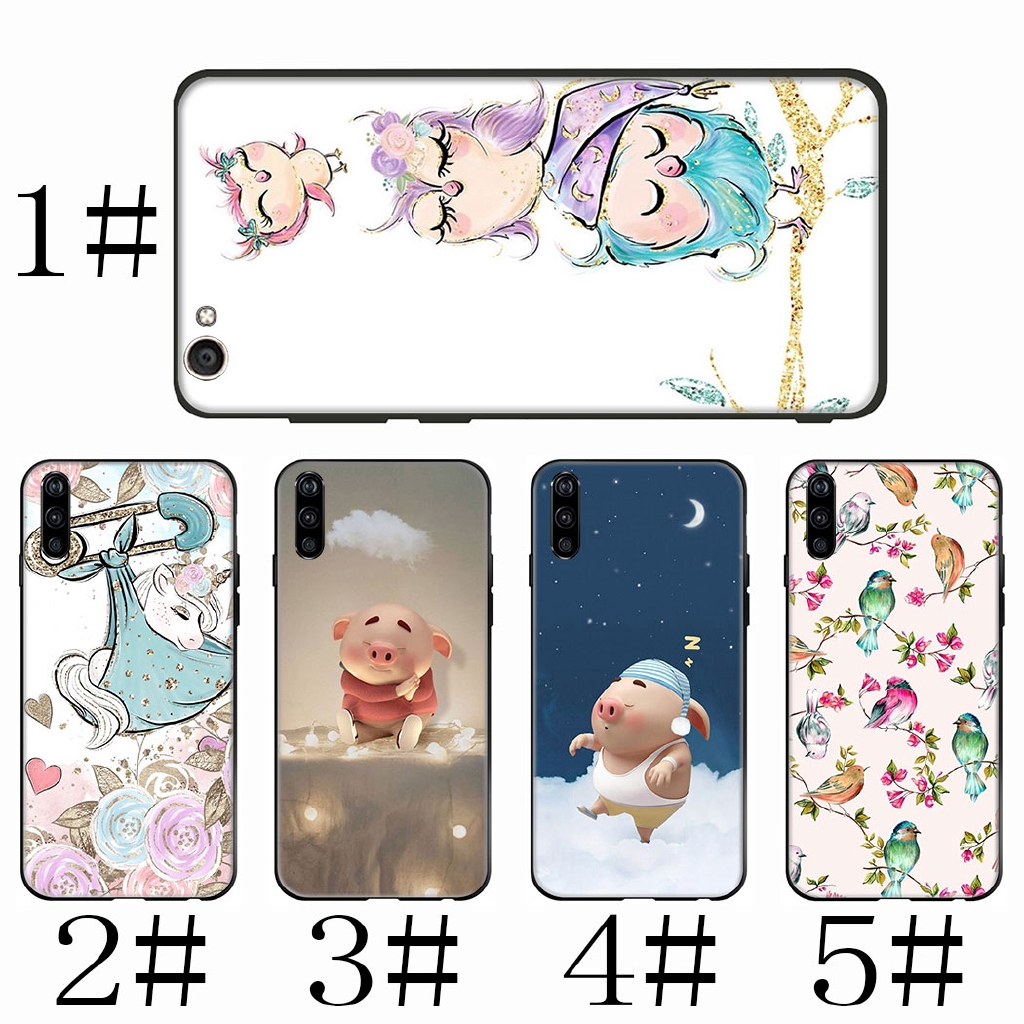 Soft Case Motif Babi Kecil Lucu untuk vivo y17 Y12 Y15 Y30 Y50 y66 y69