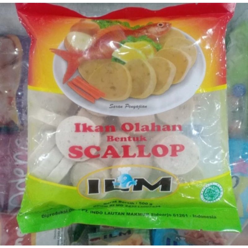 

Ikan Olahan Bentuk Scallop 500Gr